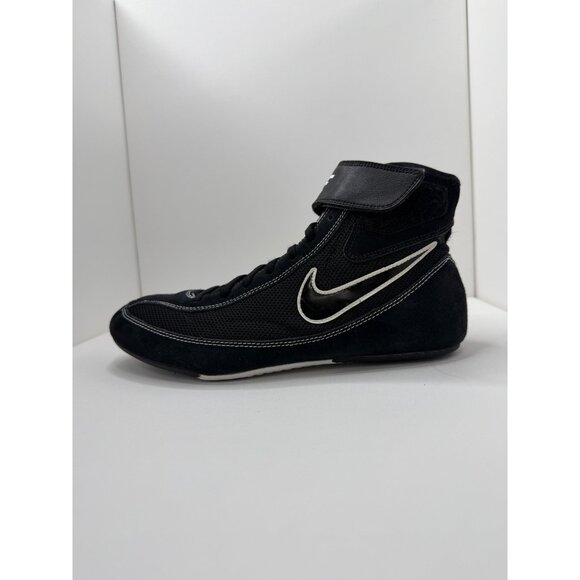 Nike SpeedSweep 7 Men’s Wrestling Shoes Size 8.5 Black White Lightweight Grip - Picture 12 of 16